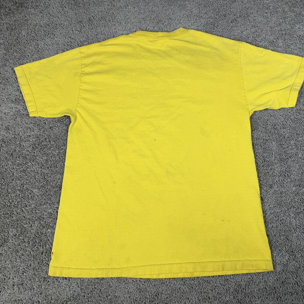 VTG Volcom Shirt Mens L Yellow Stone Logo Skateboarding Neck Cotton Regular Fit - Picture 7 of 15